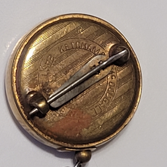 Antique Ketcham McDougall Retractable Pen Brooch - Picture 3 of 4